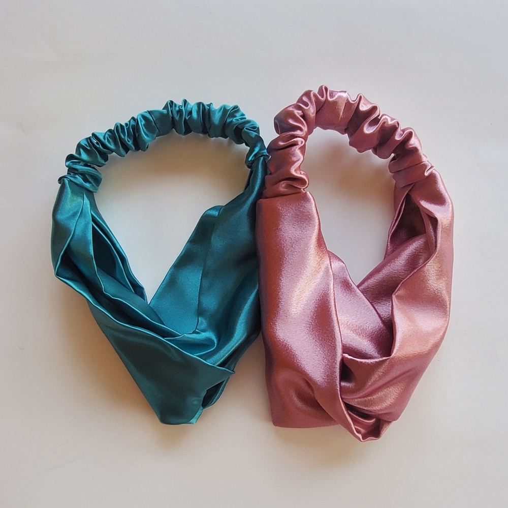 Satin Twisted Turban Headbands
